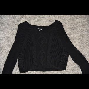 Crop top sweater